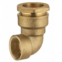 Raccord Laiton Pour Tube Polyéthylène Coude Femelle Laiton Diamètre 25 Mm - 3/4" (20x27) - Noyon Et Thiebault Noyon-et-Thiebault 1723 2520 L1