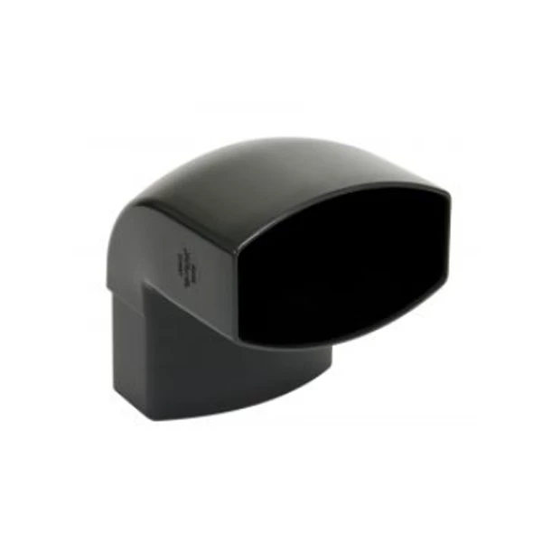 Accessoires Descentes Coude Ovoïde Nicoll Pour Tube De Descente 90 X 56-mm - Angle 87°30 - Mâle/Femelle - Techtan - Gris Anthracite 1 Accessoires Descentes Coude Ovoïde Nicoll Pour Tube De Descente 90 X 56-mm - Angle 87°30 - Mâle/Femelle - Techtan - Gris Anthracite