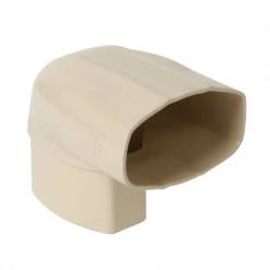 Nicoll Accessoires Gouttières Coude Pignon Pour Tube De Descente Ovoïde 90 X 56 Mm - Angle 90° - Mâle/Femelle - Techtan - Sable