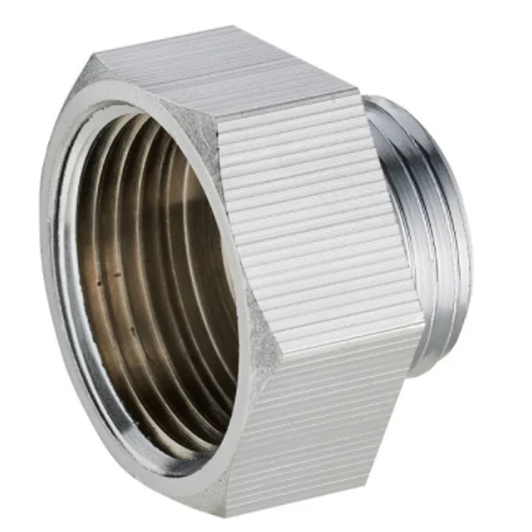 Raccord Chromé Mamelon Réduit Femelle Mâle - Femelle 15x21mm - Mâle 12x17mm - Laiton Chromé - Noyon Et Thiebault Noyon-et-Thiebault 169-1512CL1 1 Raccord Chromé Mamelon Réduit Femelle Mâle - Femelle 15x21mm - Mâle 12x17mm - Laiton Chromé - Noyon Et Thiebault Noyon-et-Thiebault 169-1512CL1