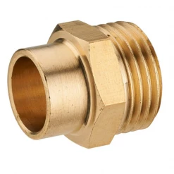 Noyon Et Thiebault Raccord Laiton Mamelon Laiton Mâle G1/2 (15x21) Pour Tube Cuivre Diamètre 14 Mm Noyon-et-Thiebault 1121-1514L1