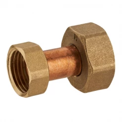 Noyon Et Thiebault Raccord Laiton Manchon Double Réduit Femelle à écrous Tournants - F 20 X 27 - 15 X 21