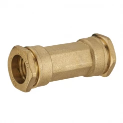 Noyon Et Thiebault Raccord Laiton Manchon De Réparation égal Tuyau Polyéthylène - Diamètre 25 Mm - Laiton