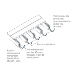 Frenehard Et Michaux Collier De Gouttière Crochet Rouen Gouttière Demi-ronde Pose Chevron Développé 25cm Tige 17cm 9 Frenehard Et Michaux Collier De Gouttière Crochet Rouen Gouttière Demi-ronde Pose Chevron Développé 25cm Tige 17cm -Cuivre Soldes Boutique mise en oeuvre