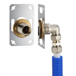 Noyon Et Thiebault Raccords Pour Multicouche Platine De Fixation Tube Multicouche D16 Mm - Sortie F 15 X 21 - Métal