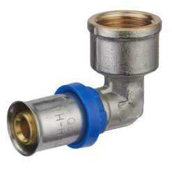 Noyon Et Thiebault Raccords Pour Multicouche Raccord Sertir Coude Femelle 1/2" Laiton Noyon Diamètre 20 Mm TH H U