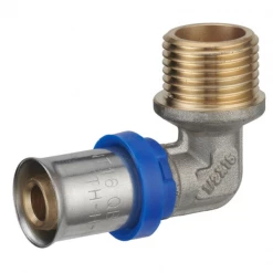 Noyon Et Thiebault Raccords Pour Multicouche Raccord Sertir Coude Mâle M 1/2" Laiton Noyon Diamètre 16 Mm TH H U