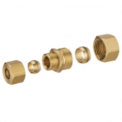 Noyon Et Thiebault Raccord Bicône Ou Joint Mixte Raccord Jonction Bicône Réduit Tube En Cuivre - D12 - 10 Mm À Visser