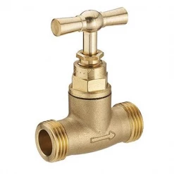 Noyon Et Thiebault Robinet D'arrêt Robinet D'arrêt Double En Laiton - Mâle 1/2" (15x21) Noyon-et-Thiebault 1183-15L1