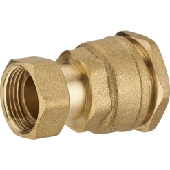 Noyon Et Thiebault Raccord Laiton Pour Tube Polyéthylène Raccord Femelle Droit Pour Tuyau Polyéthylène Avec écrou Tournant - Diamètre 25 Mm - F20x27 - Laiton Noyon-et-Thiebault 1728-2520L1