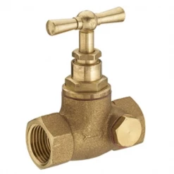 Noyon Et Thiebault Robinet D'arrêt Robinet D'arrêt Double Femelle En Laiton Avec Bouchon De Purge - 1/2" (15x21) Noyon-et-Thiebault 1217-15L1