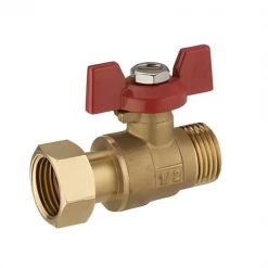 Noyon Et Thiebault Vanne En Laiton Vanne à Sphère Mâle Femelle 1/2" Soit 15 X 21 Pour Collecteur