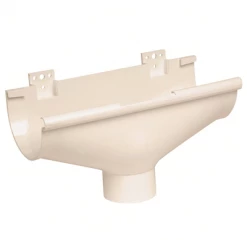 Nicoll Naissance Pour Gouttière Naissance Centrale Gouttière À Coller Ø 80 Mm 300x125 MmTechtan Blanc