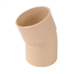 Coude Et Manchon Pour Gouttière Coude Mâle Femelle Coude 20' Diamètre 80 Mm Coloris Sable NICOLL CR2GTS