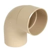 Nicoll Coude Et Manchon Pour Gouttière Coude Mâle Femelle Coude 87' Diamètre 100 Mm Coloris Sable