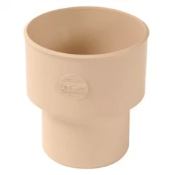 Nicoll Gouttière Et Tuyaux De Descente Réduction Concentrique PVC Tube De Descente Diamètre 100x80 Mm Sable